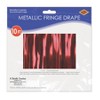 Beistle Pkgd 1-Ply Metallic Fringe Drape, 15" x 10', (1/Pkg) - 3 of 4