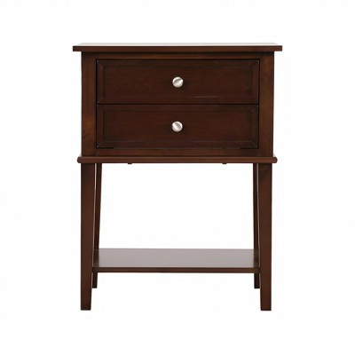 Gulches Nightstand with Roller Drawer Glides, Laminated Finish Options & EZ Assembly, High-Quality Wood Construction