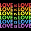 Adult Design By Humans Pride Love is Love By Luckyst Racerback Tank Top - Black Heather - X Small - 2 of 2