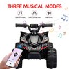 Sandinrayli 6 V Kids Ride On ATV 4 Wheeler Electric Car with Bluetooth and Music - 2 of 4