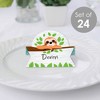 Big Dot of Happiness Let’s Hang - Sloth - Baby Shower or Birthday Party Tent Buffet Card - Table Setting Name Place Cards - Set of 24 - 2 of 4