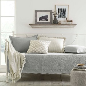 Stone Cottage Trellis 5 Piece Daybed Set - Gray (Daybed)