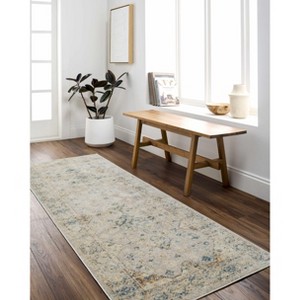 Hauteloom Bhavya Cream Washable Area Rug - 1 of 4