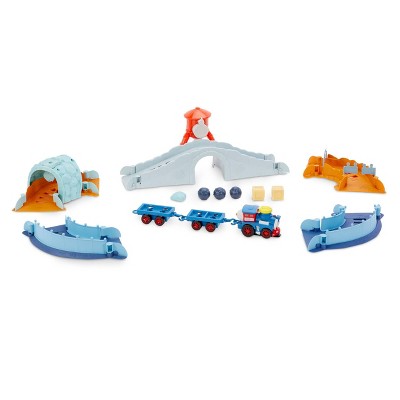 little tikes car and train set