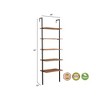 Taran Designs,Oren Live Edge Solid Wood Bookshelf - 4 of 4