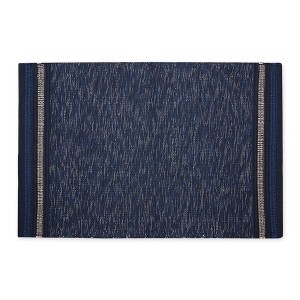 Design Imports Modern Edge Stripe - Nautical Blue - 2 X 3 Ft - 1 of 4