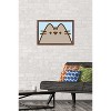 Trends International Pusheen - Blue Surprise Framed Wall Poster Prints - 2 of 4