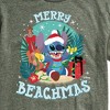 Men's - Lilo and Stitch - Merry Beachmas Christmas Short Sleeve Graphic T-Shirt - 2 of 4