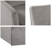 NicBex Polyester Swivel Accent Chair,Upholstered Swivel Living Room Chairs with Mid-Height Back and Skirt Hem,Accent Chairs for Living Room - 4 of 4
