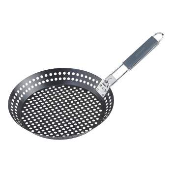 GoodCook Nonstick Carbon SteelPan with Detachable Wood and Metal Handle