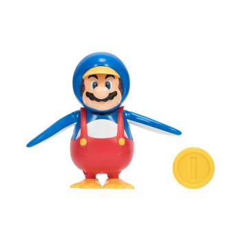 Super Mario Super Mario Odyssey Explorer Mario 4 Inch Action Figure (with  Blue Power Moon) 