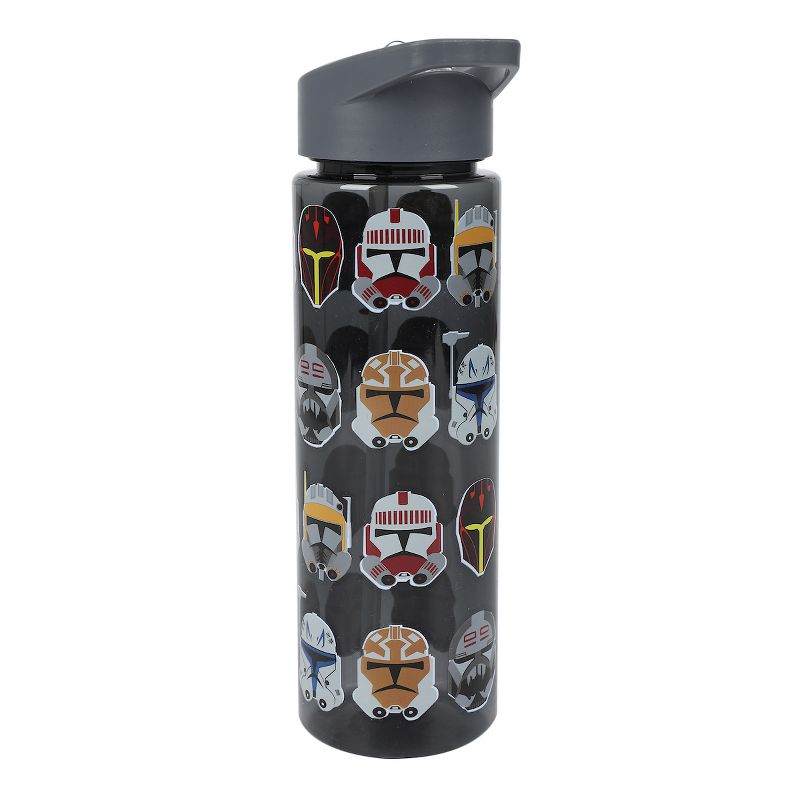 Star Wars Stormtroopers & Wookies 24 Oz Single Wall Gray Plastic Water Bottle, 3 of 5