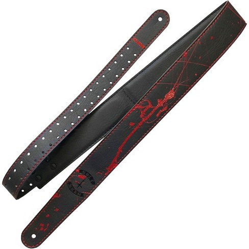 Richter Gary Holt Artist Series 1576gh Ii Guitar Strap Black Red 2 36 In Target