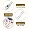 Unique Bargains Stainless Steel Mixing Cocktail Drink Long Handle Spoon 4 Pcs - 3 of 4