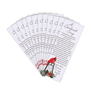 Dickson's A Cardinal Song - You Live Forever in My Heart - White/Red 2.63 x 6.25 Inch Paper Place Holder Bookmark; Package of 12 - 1 of 1