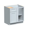 CASAINC W33"x D24"x H34.5" Kitchen Blind Corner Base Cabinet - 2 of 3