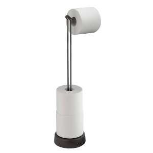 iDESIGN Classico Steel FreeStanding Toilet Paper Storage Dispenser - 1 of 4