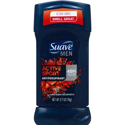 Suave Antiperspirant Deodorant Active Sport, 2.7 oz