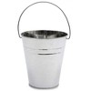 Juvale 6 Pack Galvanized Metal Buckets for Home Decoration, Garden Planters (5 x 3 inches) - 4 of 4