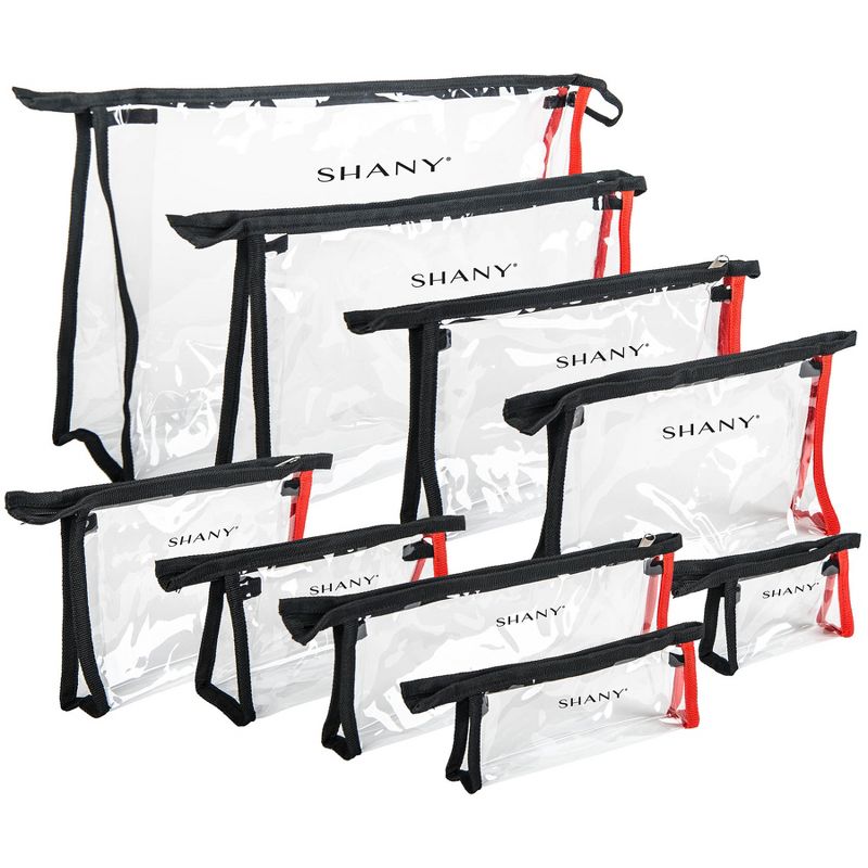 SHANY Cosmetics Clear Travel Organizer Bag Set  - 9 pieces, 1 of 5