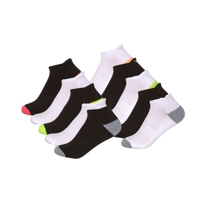 Madden Girls - Women's Athletic Low Cut Socks, Mesh, Breathable, Soft  10-Pack