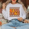 Simply Sage Market Women's  Garment Dyed Graphic Sweatshirt Mama Spice Checkered - 2 of 4