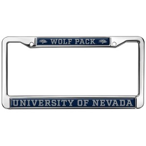 Nevada, Reno Wolf Pack Logo Full Size Standard License Plate Metal Frame - 1 of 4