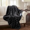 Electric Duke Faux Fur Throw - Beautyrest - image 2 of 4