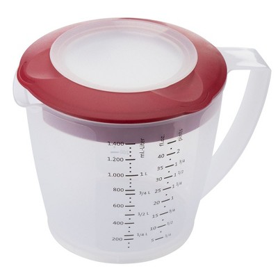 Westmark Multipurpose Measuring Cup and Mixing Pitcher with Splash Guard, 47-Ounce