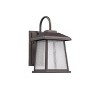 Chloe Lighting Frontier Transitional Led Rubbed Bronze Outdoor Wall Sconce 12" Height - 2 of 4