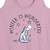 Women's - Winnie the Pooh - Eeyore Winter Is Wonderful Christmas Graphic Racerback Tank - 2 of 4