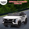 2 Seater Ride on Car for Kids, 24V Licensed Cadillac Electric Car Toy, Ride on Truck with Remote Control, Suspension, Music, LED - 2 of 4