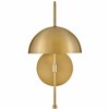 Lark Lou 1 - Light Sconce in  Lacquered Brass - 2 of 4
