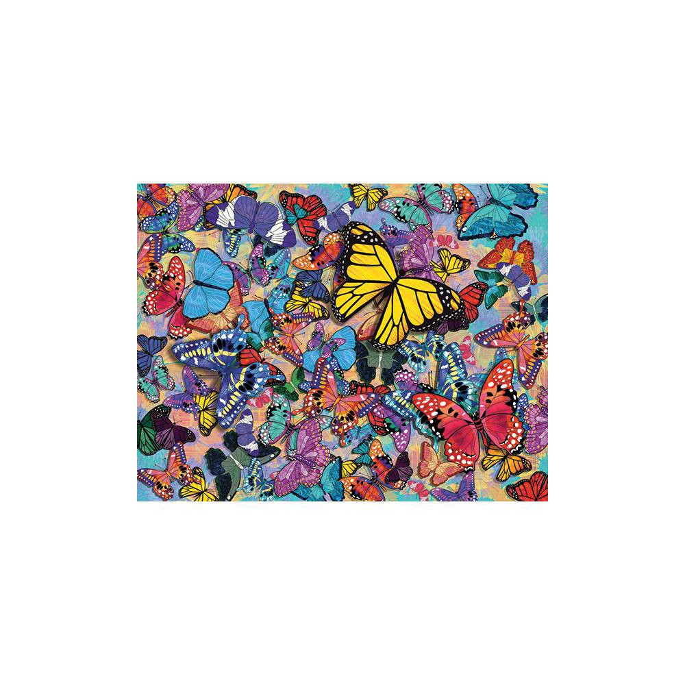 Photos - Jigsaw Puzzle / Mosaic Springbok Butterfly Frenzy Jigsaw Puzzle 500pc: Animals Theme, Memory Skills Development, 23.5" x 18" 
