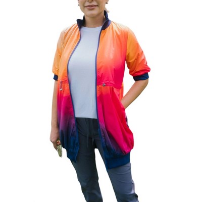 Women's Short Sleeve Athletic Jacket - HIGHLIGHT