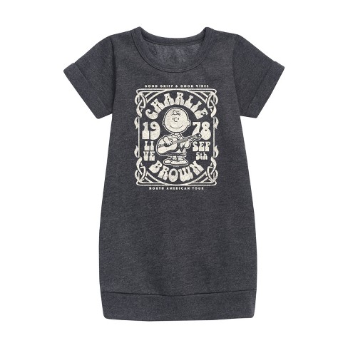 Peanuts Charlie Brown Tour - Heather Charcoal - 5t : Target