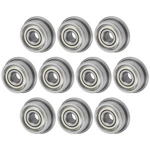 Unique Bargains Chrome Steel Durable Multipurpose Use Flanged Ball Bearing - 1 of 4