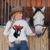 Simply Sage Market Women's Goat and Bandana Short Sleeve Garment Dyed Tee - 2 of 4