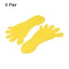 Unique Bargains PVC Waterproof Decal Self-Adhesive Wall Footprint Stickers 6 Pair - 3 of 4