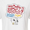 Women's - Peanuts - Snoopy Woodstock Singing Cropped Graphic T-Shirt - 2 of 4
