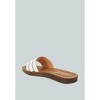 Zosaya Faux Zipper Detail Slip Ons Sandals Women - 3 of 4