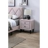 Sapphtopaz Night Stand with Drawers and Handles Wood Nightstand Entryway Table for Bedroom, Living Room - 4 of 4