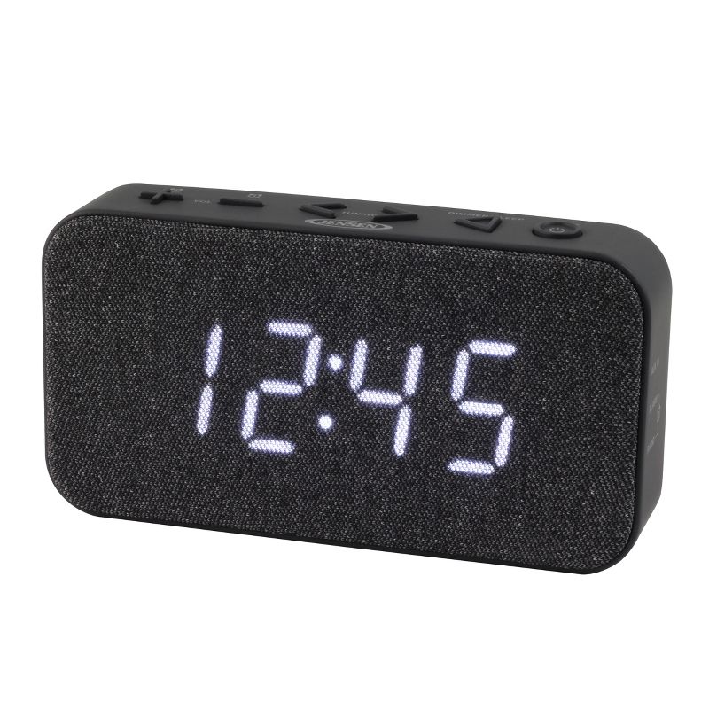 JENSEN JCR-229 FM Digital Dual Alarm Clock Radio, 1 of 6