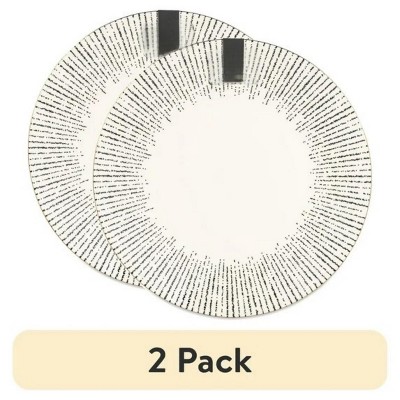 LunaLulinlk (2 pack) Stoneware Dinner Plate