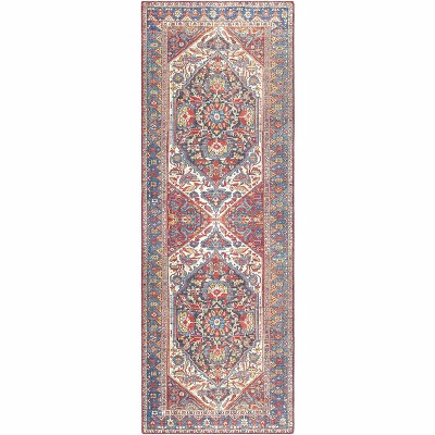 Hauteloom Runner Area Rug Red : Target