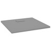 VidaXL Shower Base Tray SMC Gray 31.5 in.x31.5 in. - 2 of 4