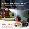 VEVOR Pressure Washer Pump, 3/4" Shaft Horizontal Triplex Plunger, 3300 PSI, 2.5GPM, Replacement Power Washer Pumps Kit with 5 Nozzles, Black - 3 of 4