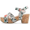 Journee Collection Womens Valentina Ankle Strap Platform Sandals - 2 of 4