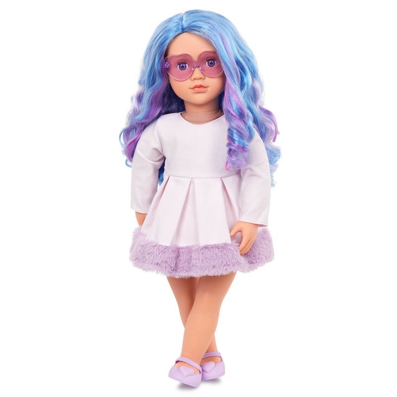 Our Generation Veronika 18&#34; Fashion Doll with Blue/Purple Hair, 3 of 11