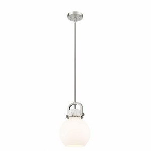 Newton Sphere - 1 Light Stem Hung Pendant In Industrial Style-11.25 Inches Tall and 8 Inches Wide - 1 of 1